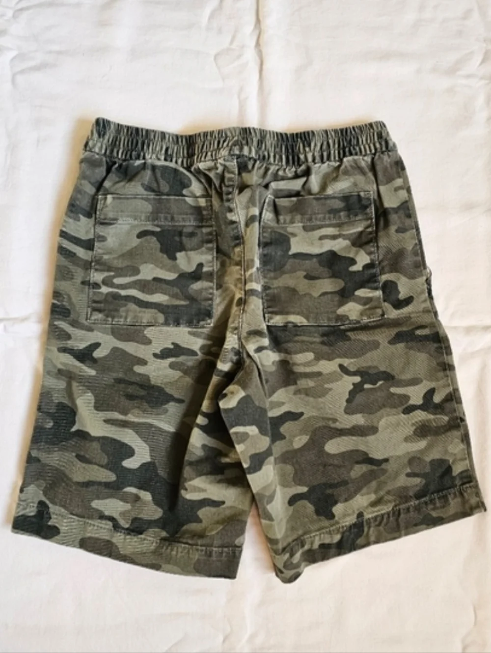GAP Kids Elastic Waist Camo Shorts